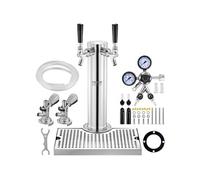 Kit Colonne à Bière 2 Robinets Tireuse à Bière Avec Coupleur de Fût Système A