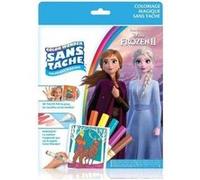 Kit coloriage magique 18 pages et 5 feutres color wonder - ne tache pas - set creatif reine des neiges et carte - pour disney