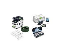 Kit combiné CTM MIDI/ETS EC/GR/FIS : aspirateur mobile sans poussière + ponceuse excentrique - FESTOOL - SYSTAINER - 578866