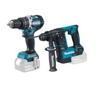 Kit combo batterie Makita 18 V (DHR171 + DHP 484) / (sans batterie, sans chargeur), DLX2278