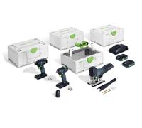 Kit Combo sans fil FESTOOL Montage - TID 18 + TXS 18 + PSC 420 + TB M 137 - 578026
