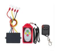 Kit Commande pour treuil pour fil ABS pour robuste Kit Commande | Portée pour fil 75 pieds, tension 12V/24V, pour idéal dépannage loin du véhicule
