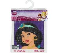 Kit compet Canevas - 12x12cm - Walt Disney - Jasmine