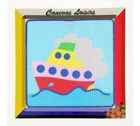 Kit compet Canevas - 15x15cm - bateau - gros trous spécial débutant Multicolore G