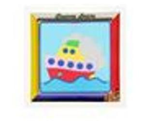 Kit compet Canevas - 15x15cm - bateau - gros trous spécial débutant Multicolore G
