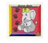 Kit compet Canevas - 15x15cm - Elephant assis - - gros trous spécial débutant Multicolore G