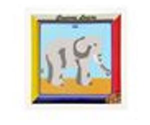 Kit compet Canevas - 15x15cm - Elephant gris - gros trous spécial débutant Multicolore G