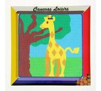Kit compet Canevas - 15x15cm - Girafe - gros trous spécial débutant Multicolore G