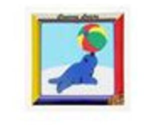 Kit compet Canevas - 15x15cm - Otarie - gros trous spécial débutant Multicolore G