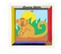 Kit compet Canevas - 15x15cm - Singe - gros trous spécial débutant Multicolore G