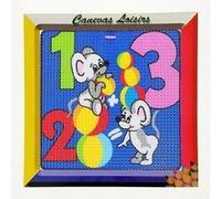 Kit compet Canevas - 15X15cm - Souris - gros trous spécial débutant Multicolore G