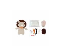 Kit Complet Amigurumi Léon le Lion 18cm Naturel
