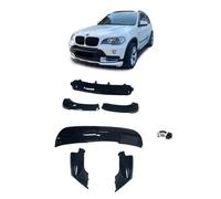 KIT COMPLET AVANT ARRIERE AERO NOIR BRILLANT POUR BMW X5 E70 EN ABS - 2007 A 2010