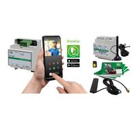 Kit Complet Be Smart + Router Gsm + Carte Sim 1 An Prépayée - COMELIT K1406