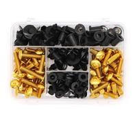 Kit Complet Boulons Carénage M5 M6, Vis À Clips Pour Versys 650/1000 Pour Z1000 /900/800 /750/650 /125/250 /300(Gold)