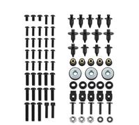 Kit Complet Boulons Écrous Carénage Moto pour Yamaha pour YZFR6 2008-2016 Clips Noix(Noir)