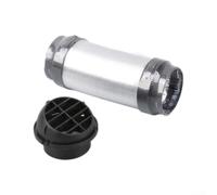 Kit Complet Conduit 75mm Sortie Ronde et Raccords | Longueur 75-150cm, matériau alu et plastique, résistant chaleur, flux air optimal, montage simple