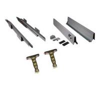 Emuca – Kit tiroir Vantage complet – Hauteur 83 mm Longueur 270 mm – Gris 3015125