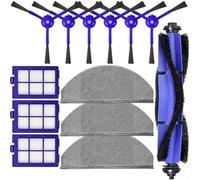 Kit complet d'accessoires de rechange pour Eufy pour RoboVac pour série X8 conçu pour une utilisation et un entretien homogènes (A)