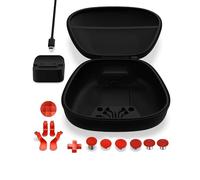 Kit complet d'accessoires de réparation de pièces de rechange avec étui de rangement, station de charge et câble, 6 joysticks, 4 pagaies, 2 D-Pads pour Xbox One Elite Series 2 et contrôleur Core