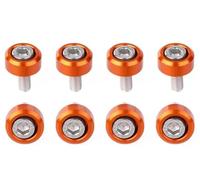 Kit Complet D'accessoires Moto Vis Boulons Et Clips De Fixation Pour Carénage Cadre Garde Boue Pour Adventure 990 Pour 990ADV 2007-2012 tête cylindrique(8pcs Fender Screw)