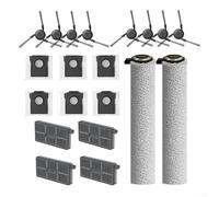 Kit complet d'accessoires pour robot aspirateur Dreame Aqua10 Ultra Roller, 2 rouleaux serpillères, 8 brosses latérales, 6 sacs à poussière, 4 filtres HEPA, pièces de nettoyage à haute absorption pour