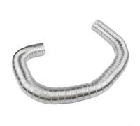 Kit complet d'admission d'air pour poêle à granulés comprenant un coude en aluminium, des colliers de serrage et un écran de panneau mural pour une circulation d'air efficace et une utilisation