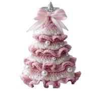Kit complet d'arbre de Noël au crochet, tous les matériaux inclus avec guide étape par étape, projet de bricolage parfait pour débutant pour la décoration vacances