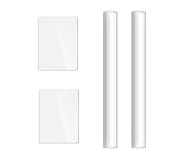 Kit Complet de 4 Accessoires en Argile polymère - Rouleau à pâte Acrylique | plaque de lissage et outils de modelage pour poterie, sculpture, pâte FIMO et loisirs créatifs pour adultes et enfants