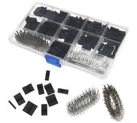 Kit complet de 620 connecteurs de câble de 2 54 mm avec bornes mâles femelles pour câblage électrique et prototypage (620 pièces)