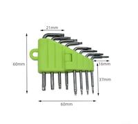Kit complet de 8 tournevis Torx pour T5 T7 T8 pour T9 pour T10 pour T15 pour T20, optimisé pour une utilisation facile