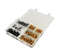 Kit Complet De Boulons De Carénage De Moto, Clips, Vis De Fixation De Rondelle Pour Pièces De Moteur Pour YZF R6 R1 R3 R25 FZ07 FZ09 clip fixation(Gold)