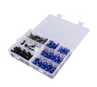 Kit Complet De Boulons De Carénage De Moto, Clips, Vis De Fixation De Rondelle Pour Pièces De Moteur Pour YZF R6 R1 R3 R25 FZ07 FZ09 clip fixation(Blu)