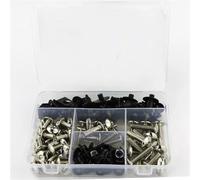 Kit Complet De Boulons De Carénage Pour Moto Vis Carrosserie Clips Écrous Pour Y&amaha FJR1300 2001-2012(Argent)
