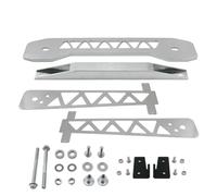 Kit complet de bras de commande inférieur de barre de liaison de sous-châssis arrière en aluminium Compatible avec Civic FG2 FD 2006-2011(Silver)