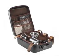 Kit complet de brassage manuel de café 8 pièces en acier inoxydable avec support de filtre cuillère, tasse et sac pour expresso frais
