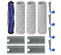 Kit complet de brosses principales compatibles avec ECOVACS pour Deebot X11 OmniCyclone X11 Pro X11 Famille Snap-In Aspiration améliorée Composants réutilisables