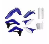 Kit complet de carènes en plastique blanc noir bleu Polisport Sherco Sc 125-2...