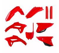 Kit complet de carènes plastiques rouge Polisport Honda Crf 450-250 91054