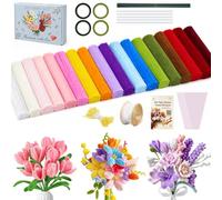 Kit Complet de Chenille avec 1000 Fils Cure-Pipes, 18 Couleurs | Coffret avec Accessoires pour Loisirs Créatifs et Décoration DIY