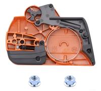 Kit complet de couvercle d'embrayage pour tronçonneuse avec écrous de barre pour pièces 135 140 435 440 135e 140e construction magnésium couleur orange