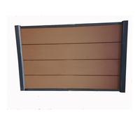 Kit complet de départ-fin clôture 1,50 - L: 150 cm - E: 5 cm - Brun rouge