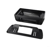 Kit complet de façade d'autoradio 9 et 10 en ABS pour installation 2 DIN dans différents véhicules (25,4 cm)