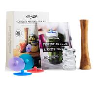 Kit complet de fermentation pour bocaux Mason Masontops : kit de cornichons, kit de fabrication de choucroute, r cipient pour kimchi, kit de ferm
