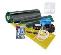 Kit complet de film chauffant infrarouge 230 V (80/140 / 220 W/m²) TERMOFOL ECO pour chauffage au sol, mur et plafond avec thermostat Wi-Fi TF-H5 (80 W/m², 18 m²)