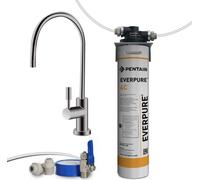 Kit complet de filtration d'eau Bellerofonte à encastrer sous l'évier avec robinet à usage unique, filtre Everpure 4C avec charbon actif, accessoires de montage