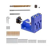 Kit complet de gabarit de poche réglable, parfait compagnon pour vos travaux de travail du bois (bleu)
