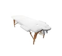 Vivezen - Kit complet de housses polaires pour table de massage - Sherpa - Blanc