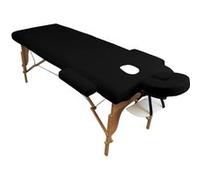 Kit complet de housses pour table de massage - Éponge - Noir - Vivezen Noir G