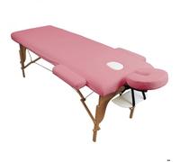 Kit complet de housses pour table de massage - Éponge - Rose pastel - Vivezen Rose pastel G